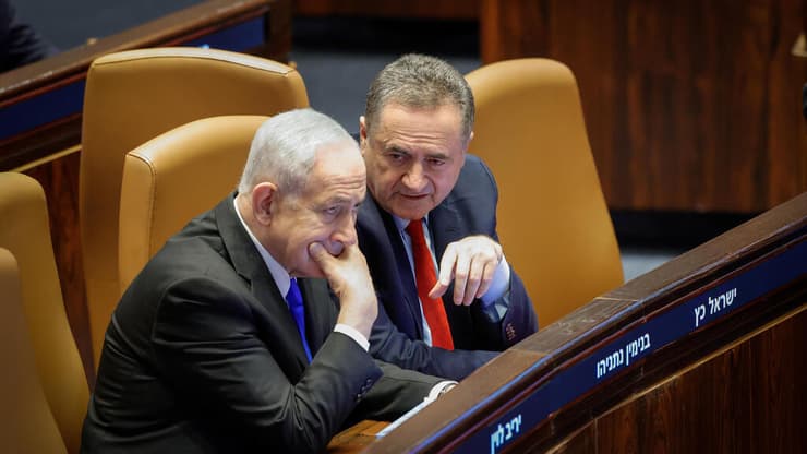 הגיע במיוחד לדרישת החרדים. רה"מ נתניהו במליאה ( צילום: נועם מושקוביץ, דוברות הכנסת) מליאת הכנסת - הצבעה לחוק יסוד לימוד תורה