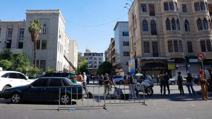זירת ה פיצוץ בבית קפה ב דמשק, סוריה