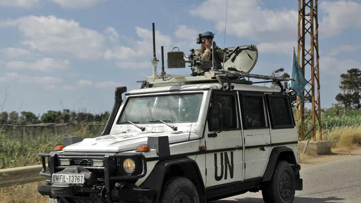 יוניפי"ל בדרום לבנון. ישראל וארה"ב מתנגדים לפריסה שלהם (צילום: Kawnat HAJU / AFP) דרום לבנון כוחות יוניפי"ל