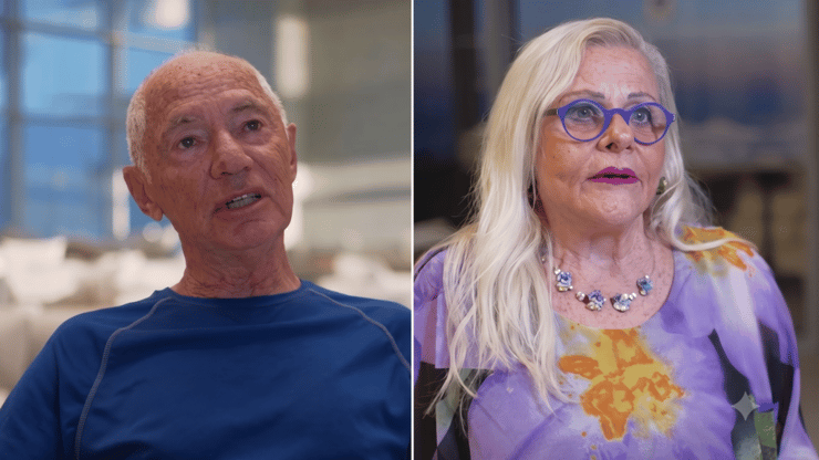 "מהרגע שנכנסנו לזה, הרגשתי כאילו אני בקרוז". שרהל'ה אוקון ואילן גושן, דיירי "פרוטיאה בים" (צילום: ירון שרון) אילן ושרהל'ה אוקון