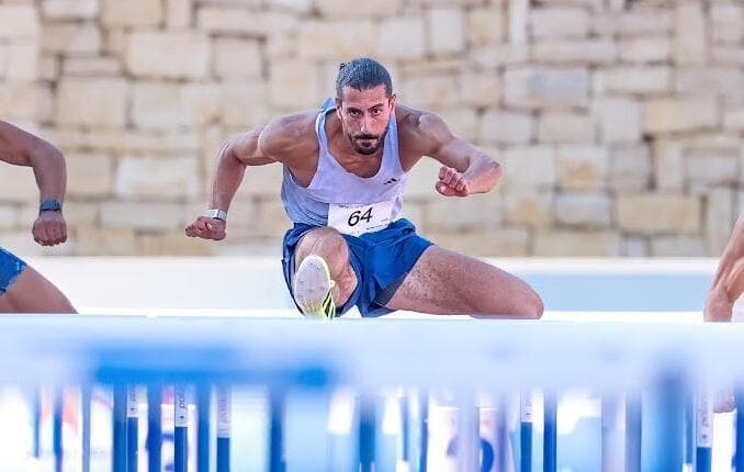 למדיאל בפעולה (צילום: רועי כפיר, איגוד האתלטיקה.) שגיא למדיאל