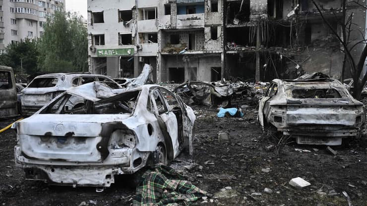 צילום: Genya Savilov / AFP מתקפה רוסיה אוקראינה קייב