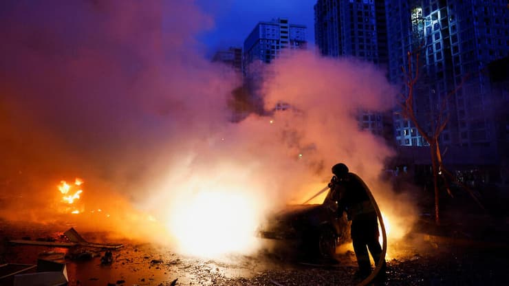 צילום: REUTERS/Valentyn Ogirenko מתקפה רוסיה אוקראינה קייב