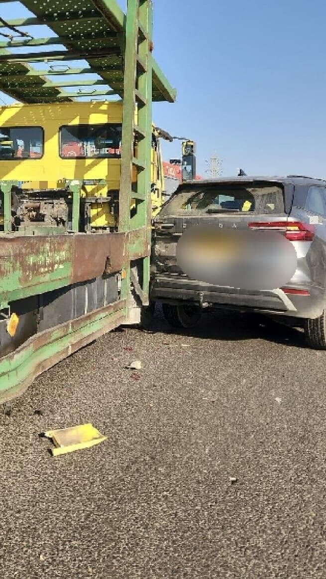 תאונה בכביש 1