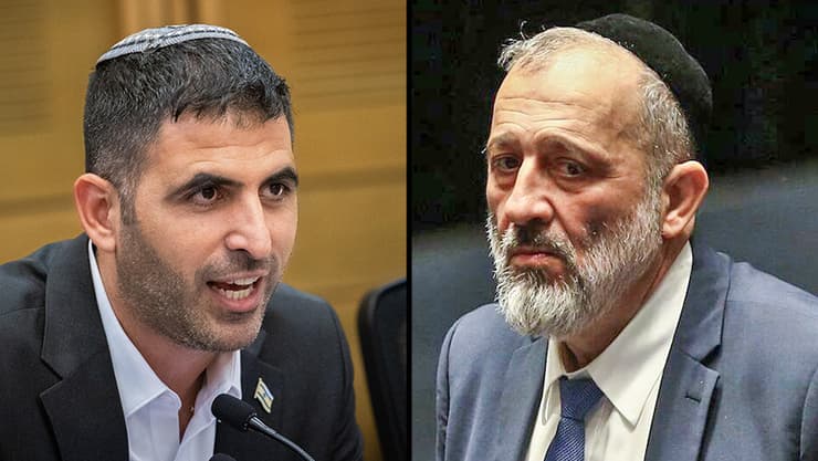 אריה דרעי ושלמה קרעי (צילום: אלכס קולומויסקי) אריה דרעי שלמה קרעי