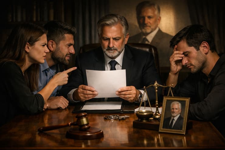 נאבקים על הירושה. 90% מאבדים את ההון בדור השלישי (צילום אילוסטרציה באמצעות AI) נאבקים על הירושה