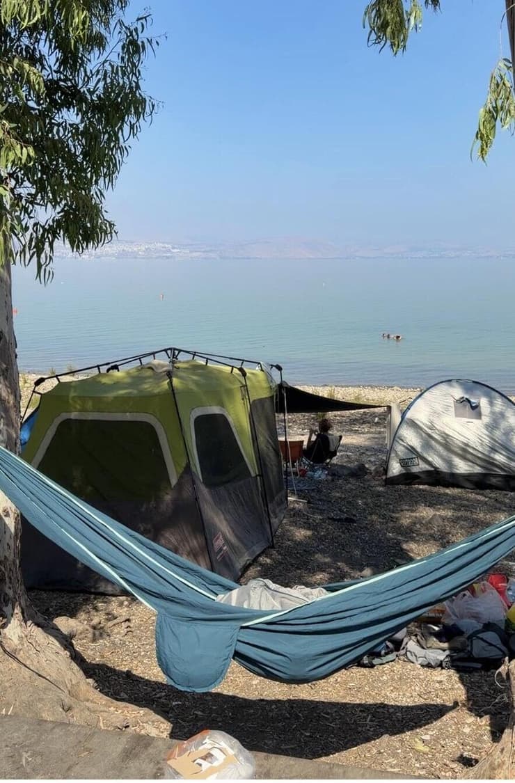 מתאים גם לקמפינג (צילום: באדיבות חן יוסף) חוף גופרה