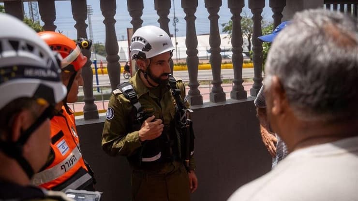 "אמרתי 'כן', ורק אחר כך הלכתי לשאול את אשתי". כהן בוונצואלה (צילום: דובר צה"ל ) משלחת פיקוד העורף הישראלי בונצואלה