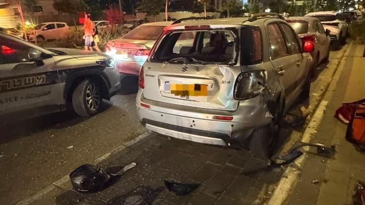 רוכב אופניים  נפגע מאוטובוס שפגע ברכב חונה באזור ראש העין
