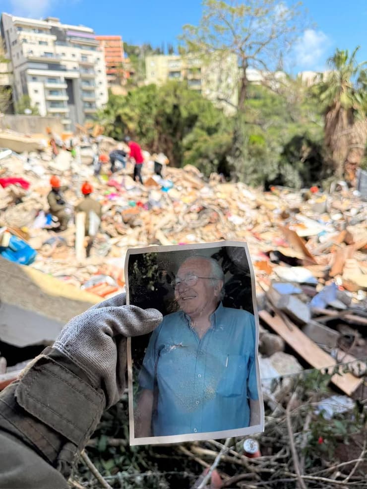 התמונה של מיכאל שמצאה הנכדה יובל (צילום: באדיבות המשפחה) האתר הרס הראשון זה הבית של מיכאל כ"ץ ואשתו