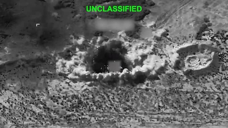 תקיפות צבא ארה"ב באיראן (צילום: CENTCOM) תקיפות צבא ארה"ב באיראן