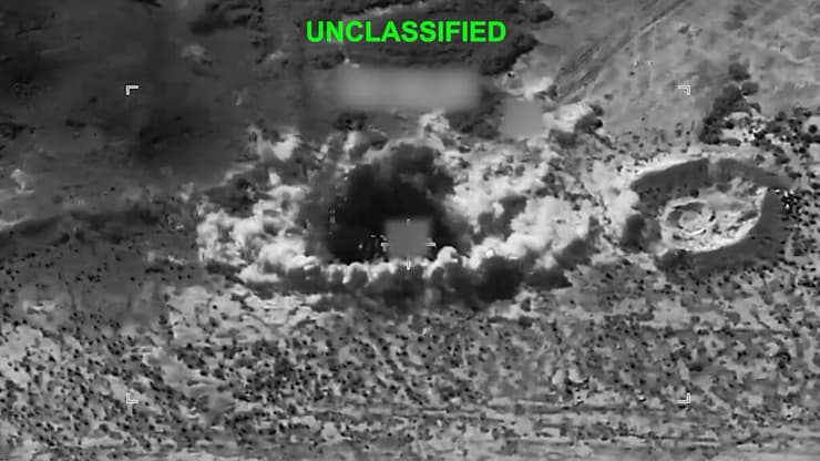 התקיפות הליליות של ארה"ב באיראן (צילום: CENTCOM) תקיפות צבא ארה"ב באיראן