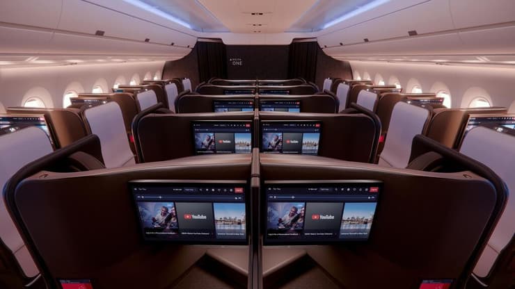 מחלקת העסקים של דלתא (צילום: Delta Air Lines) מחלקת העסקים של דלתא