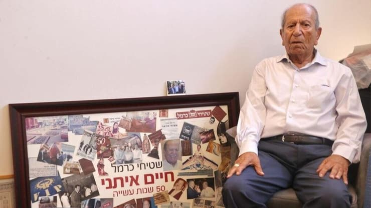 חיים איתני (צילום: מוטי קמחי) חיים איתני, לוחם האצ"ל האחרון בחיים