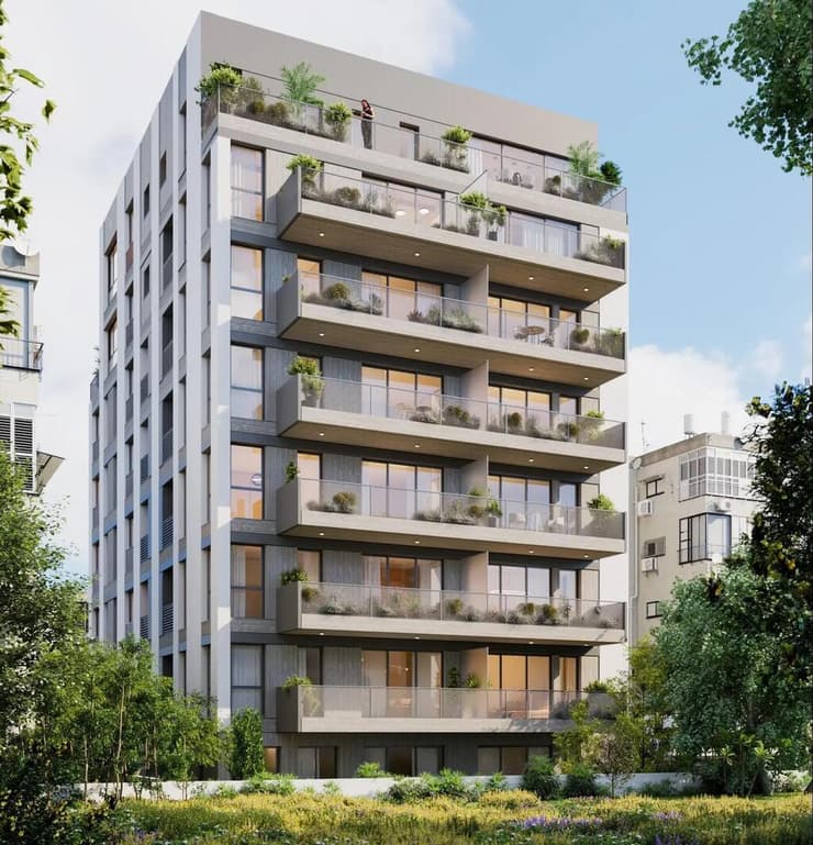 הדמיית פרויקט התחדשות עירונית בשכונת בבלי תל אביב (הדמיה: סטודיו אלכס לובימוב) הדמיית פרויקט התחדשות עירונית בשכונת בבלי תל אביב