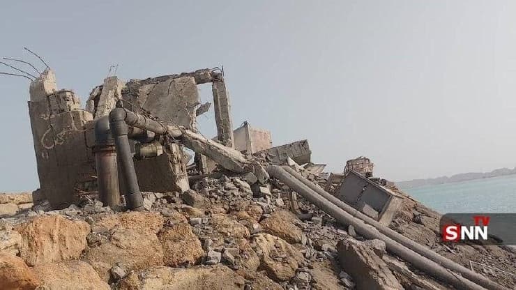 מתקן ההתפלה שהותקף באיראן לפני כשבועיים. "הושמד לחלוטין" מתקן ההתפלה שהותקף באיראן