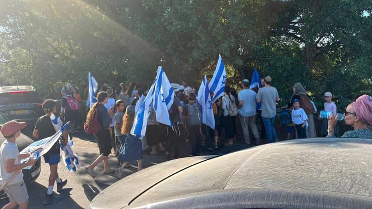 צעדת אנשי ימין לעבר עזה