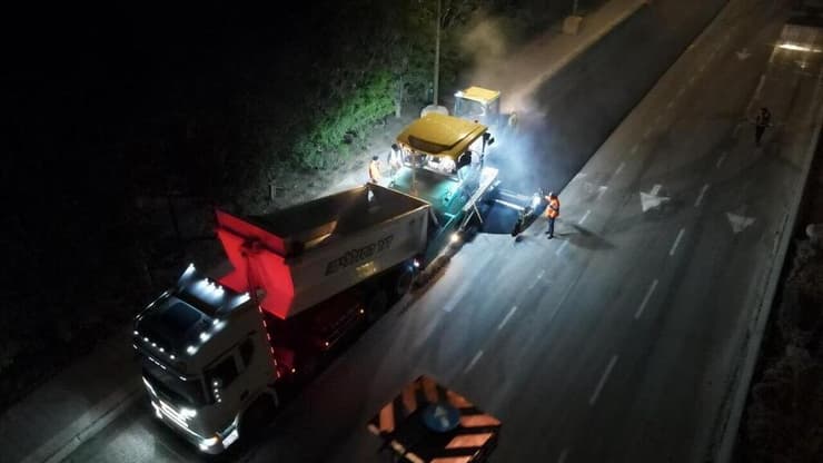 עבודות תשתית במהלך הלילה - ולא בסוף השבוע עבודות תשתית בכבישים בלילות
