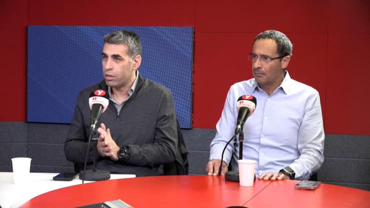 ד"ר שוקי פרידמן וד"ר אלעד גיל (תמונה: אולפן ynet) חוקה רזה