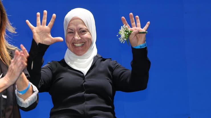 סומיה בשיר (צילום: יריב כץ ) פריימריז מפלגת הדמוקרטים