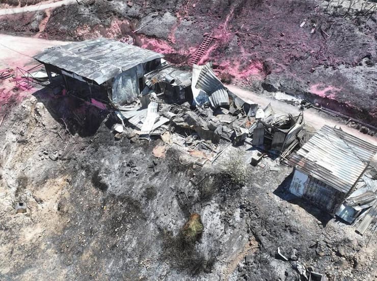 צילום: אור זלינגר בית משפחת ברוייאר אחרי השריפה