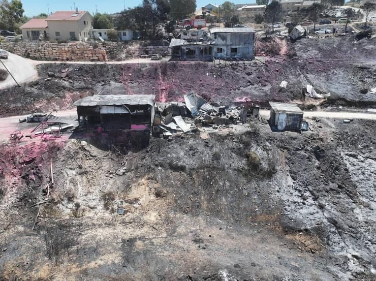 צילום: אור זלינגר בית משפחת ברוייאר אחרי השריפה