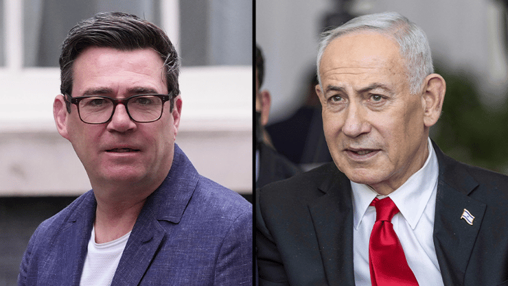 נתניהו וראש ממשלת בריטניה אנדי ברנהאם (צילום: ilia YEFIMOVICH / AFP, AP Photo/Alastair Grant) נתניהו וראש ממשלת בריטניה אנדי ברנהאם