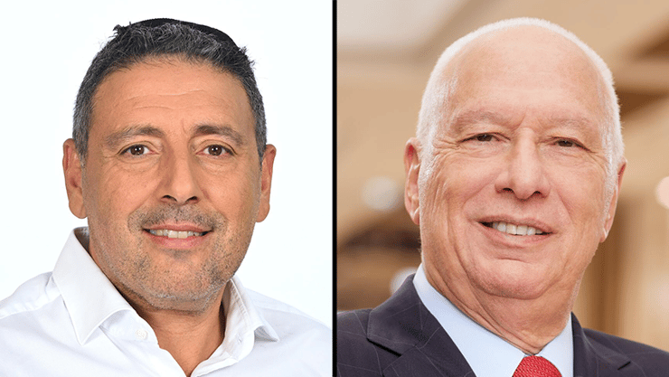 חיים כצמן, צחי אבו (צילום: ג'י סיטי, ישראל הדרי) חיים כצמן, צחי אבו