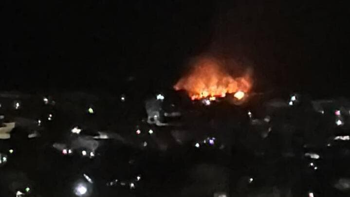 הצתה בתורמוס עיא הצתה בתורמוס עיא