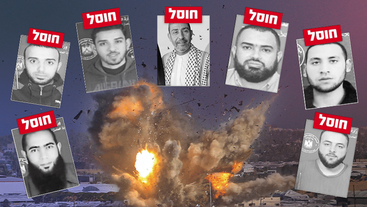 מחבלי חמאס שהשתתפו ב-7/10 וחוסלו