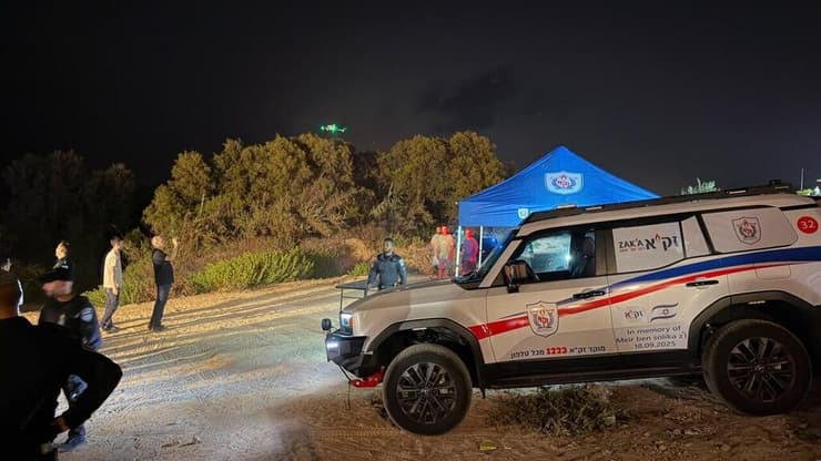 החיפושים אחר יובל קוגן בן ה-4 (צילום: דוברות זק"א) חיפושים אחר יובל קוגן בן ה-4
