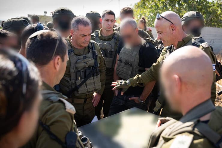 הרמטכ”ל בזירת הפיגוע בכפר תל במרחב חטיבת שומרון בו נרצח ביריות בניהו מלט ז"ל