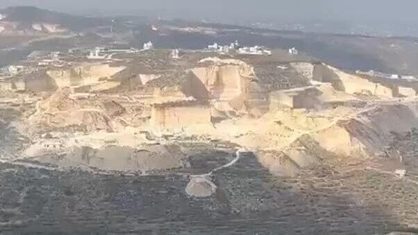 אזור הכפר תל עימות בין מתנחלים לפלסטיני סמוך לחוות גלעד