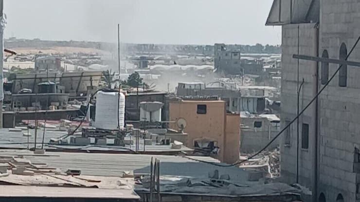 תקיפה אווירית באזור אל-בוראק 