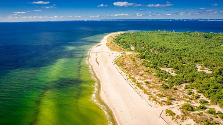 כאן מתחילים. Hel Peninsula, פולין (צילום: Shaiith / shutterstock) Hel Peninsula, פולין