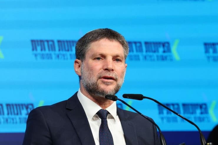 "אין חמאס בעזה ביום שאחרי". השר סמוטריץ' (צילום: אלכס קולומויסקי) סמוטריץ' נואם לאחר קבלת תוצאות הרשימה לפריימריז