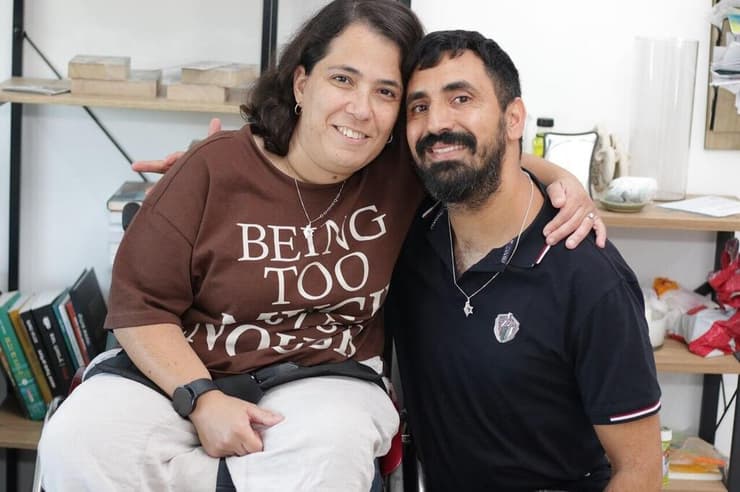 לירון יעקב ויעל סמואל. "בהתחלה בכלל לא סבלנו אחד את השנייה" (צילום: מאיר אבן חיים) לירון יעקב ויעל סמואל
