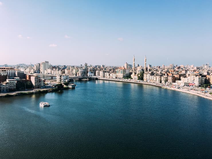 נמל דמיאט במצרים, ארכיון (צילום: SRStudio/shutterstock) נמל דמיאט DAMIETTA ב מצרים אילוס אילוסטרציה ארכיון גז פגיעה כטב"מים איראן