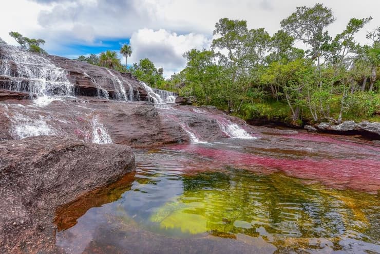 מרשים מכל זווית (צילום: Hugo E. Rueda Ramirez / shutterstock) נהר קאניו קריסטלס (Caño Cristales), המכונה "נהר שבעת הצבעים" או "הנהר היפה בעולם", בפארק הלאומי סיירה דה לה מקרנה, קולומביה
