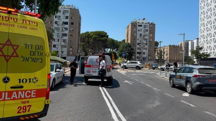 שתי הולכות רגל נפגעו מרכב בשדרות הנשיא בן צבי בנהריה