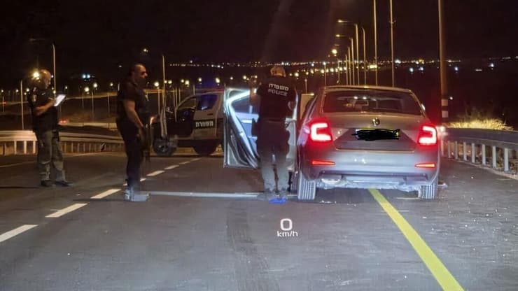 רכבו של עמאר (צילום: חסן שעלאן) רכבו של עמאר אלקרעאן שנרצח בכסייפה