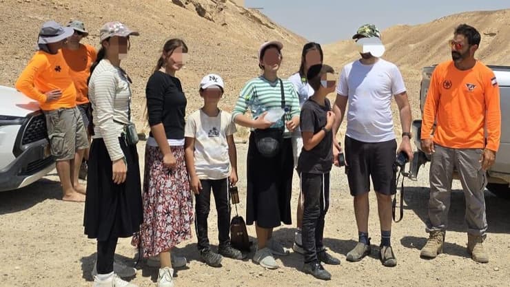 המשפחה שחולצה מנחל גוב