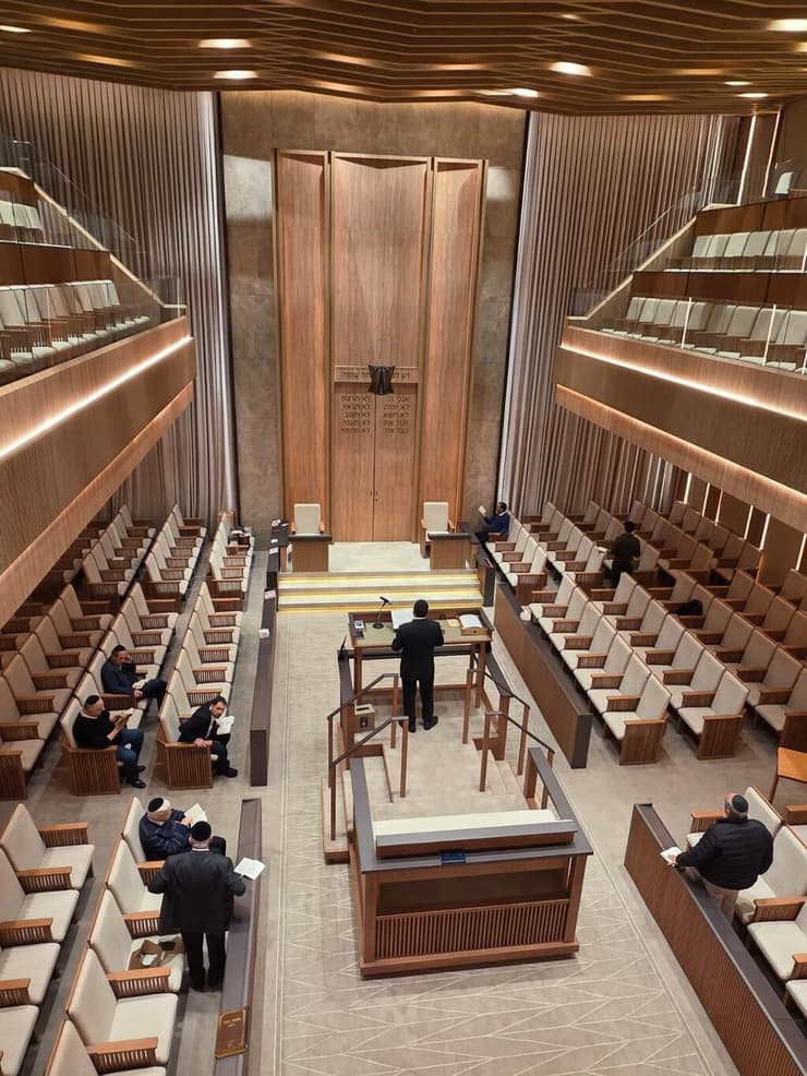 בית הכנסת החדש, "בית יוסף". מבנה מרהיב (צילום: אילת מאמו שי) בית הכנסת החדש, "בית יוסף"