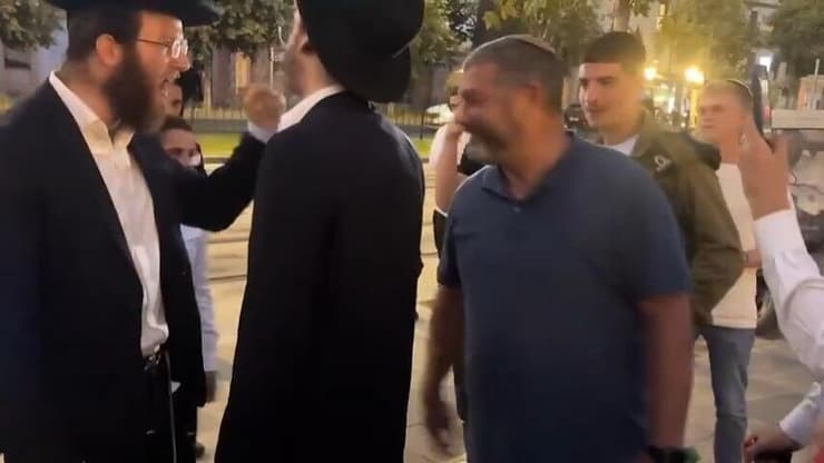וינטר בירושלים (צילום: גיל יוחנן) הפגנת חרדים קיצוניים בירושלים