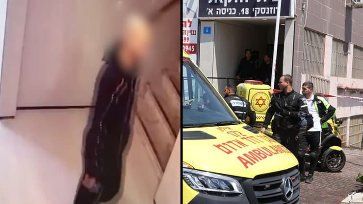  החשוד ברצח והזירה בראשון לציון
