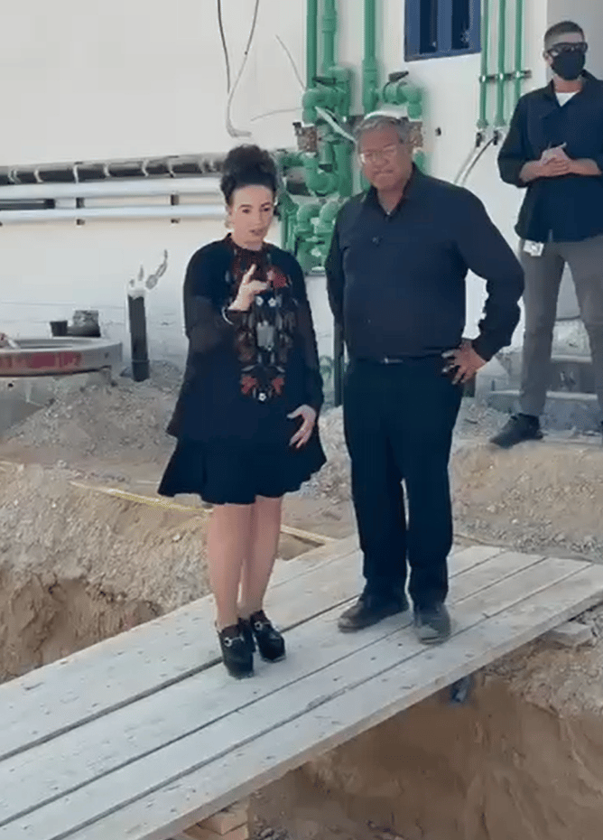 בית המשפט אוסר להביא תנינים (צילום: דוברות השר איתמר בן גביר) הצהרת השר לביטחון לאומי איתמר בן גביר והשרה עידית סילמן מכלא התנינים המיועד בקציעות