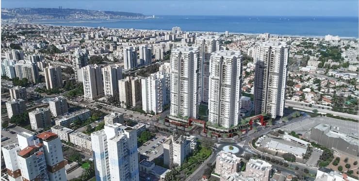 מתחם החשמונאים קריית מוצקין (הדמיה: אייל שער אדריכלים) מתחם החשמונאים קריית מוצקין