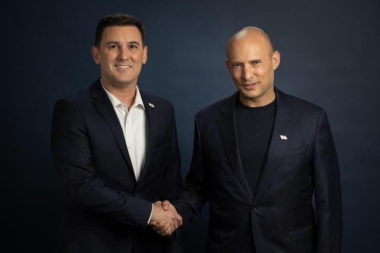 גינזבורג ובנט: "לתקן אחרי 4 שנים של נזק" (צילום: דוברות מפלגת 'ביחד!') גינזבורג ובנט