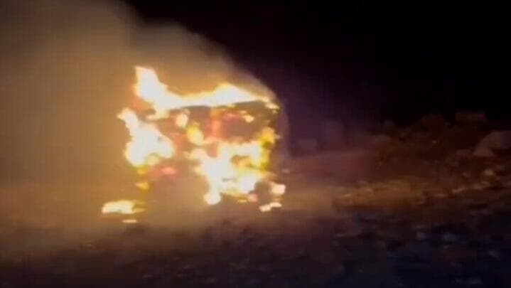 ההצתה במספר יטא שריפה בח'ירבת טובא שבמסאפר יטא, מדרום לחברון