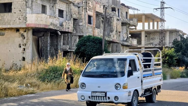 "המטרה המרכזית היא סיכול והתבססות של גורמים עוינים" (צילום: יאיר קראוס ) סיור עם מג"ד 474 בסוריה